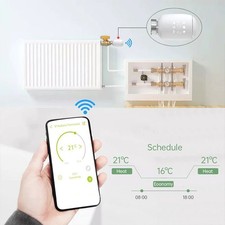 Thermostat de Radiateur Intelligent pour Chauffage Domestique avec Horaires d'Ap