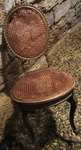 Jolie chaise médaillon louis - jolie,