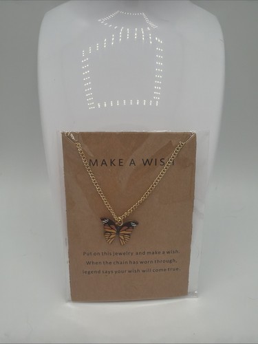 Collier doré avec pendentif - collier,