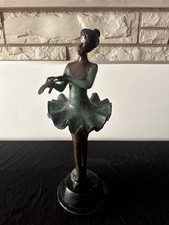 Bronze Ballerina Statue With Marble Base- A. Fayral,  Signed.