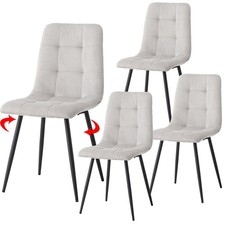 Lot de 4 chaises de salle à