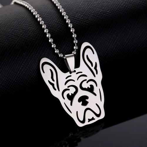 Stainless steel french bulldog - stainless,