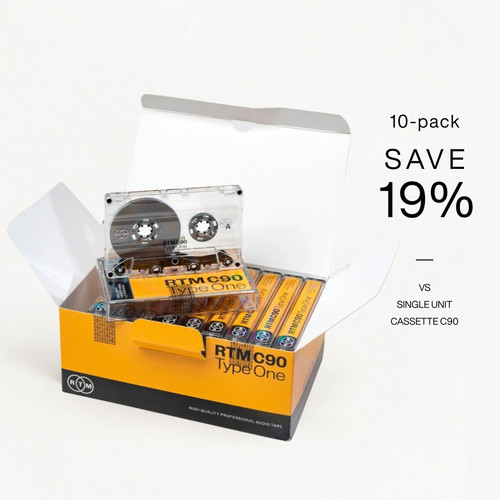 Rtm blank audio cassettes c90 - audio,