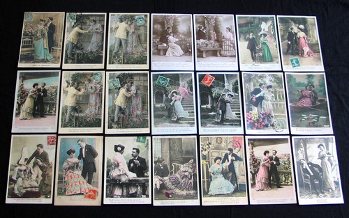 Cpa 1910 femme romantique - 1910,