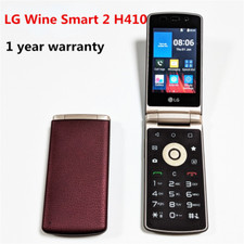 LG Wine Smart2 H410 Android TouchScreen Big Keyboad 4G LTE Unlocked Flip Phone