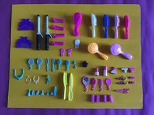 LOT ACCESSOIRES COIFFURE BARBIE POUPÉE MANNEQUIN
