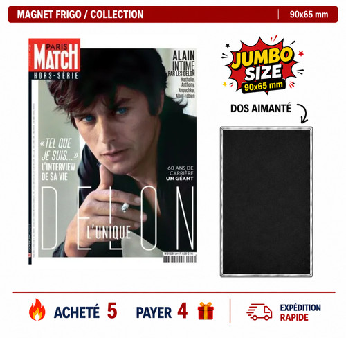Magnet frigo alain delon - magnet, v12