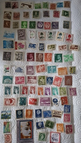 Lot 280 timbres monde - monde, &