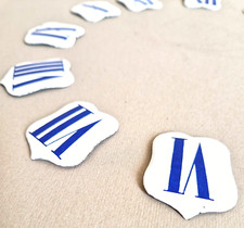 12 chiffres romains sur plaque