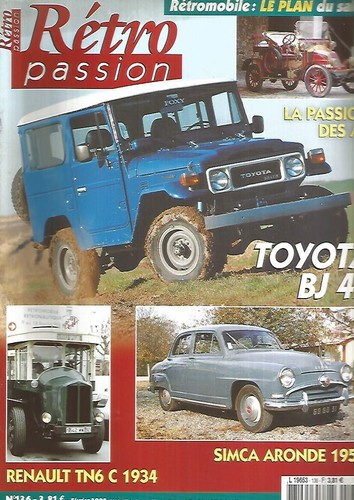 Retro passion 136 toyot - retro,