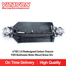 Vitavon 4-TEC 3.0 Corvette Carbon Chassis F&R Bulkheads Motor Mount Brace 2Color