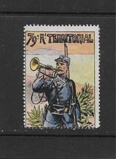 FRANCE WWI DELANDRE 79o. REGIMENT TERRITORIAL   (WW926)  **** ALBUM DES TIMBRE D