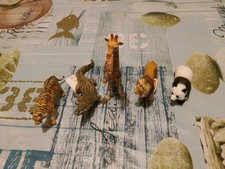 Lot de 5 figurines animaux sauvages - Schleich - Neufs , avec étiquettes  . 