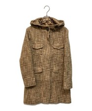 Manteau À Capuche En Tweed