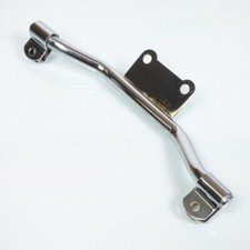 Barre support feu phare additionnel métal chromé pour moto custom largeur 36cm