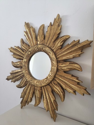 Miroir mural décoratif soleil