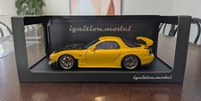 *SALE! 1/18 Ignition Model Mazda RX-7 FD3S Yellow with Carbon Bonnet IG2228 RARE