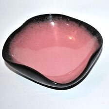 BOCH Brothers - KERALUX Art Deco Ceramic Empty Pocket Cutter Black and Pink 1930-40