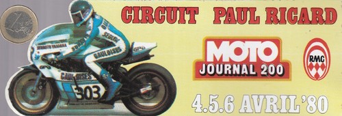 L19 autocollant moto gp - l19.6., autocollant.