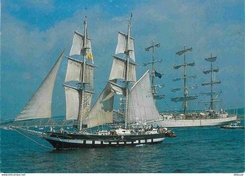 Carte postale bateaux - carte,