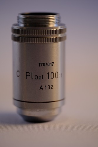 Leitz objectif microscope - microscope, pl