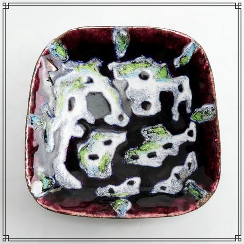 Vide poche abstrait emaux - poche,
