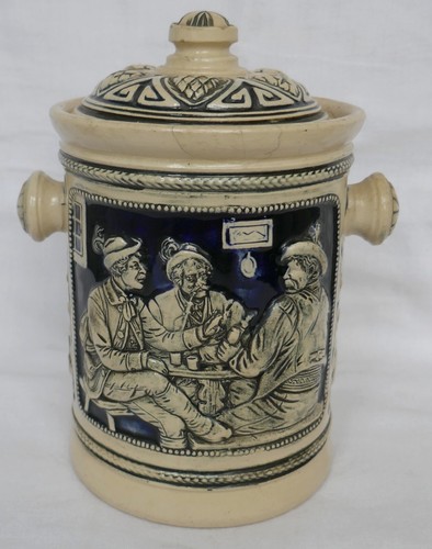 Pot tabac ave couvercle - pot,