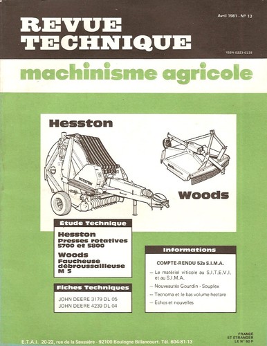 Revue technique presse - revue,
