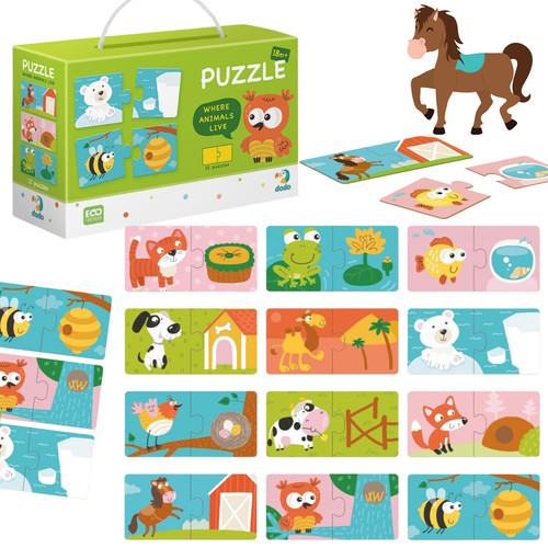 Puzzle éducatif où - puzzle,