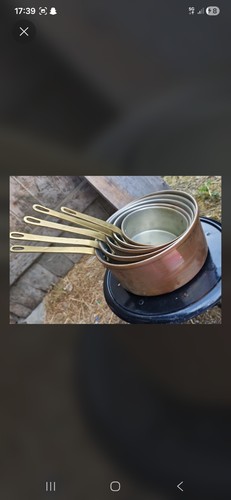Casseroles cuivre avec - casseroles,