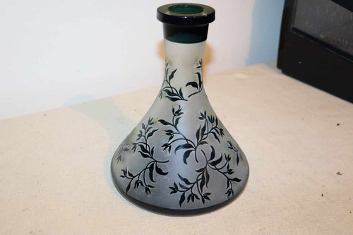 Jolie vase verre décor - verre, à