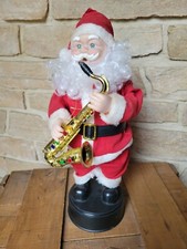 🎄 DÉCORATION AUTOMATE PÈRE NOËL MUSICAL LUMINEUX SAXOPHONE 🎄