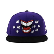 Casquette New Era 59FIFTY DC Comics Joker Laugh Out Loud Fitted violet taille...