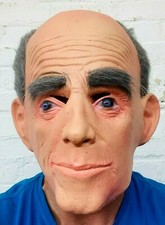 Vieil Homme Masque Chauve