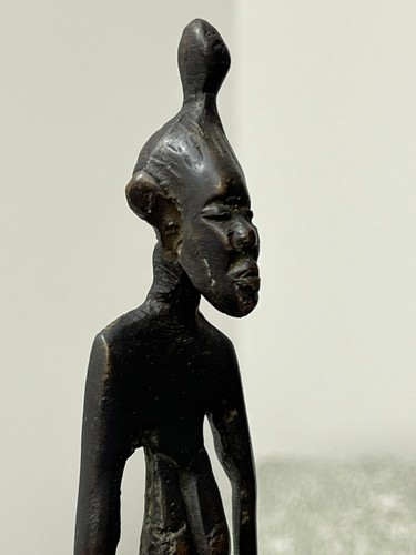 Statuette bronze art africain - statuette,