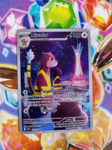 Carte pokémon miradar - carte,