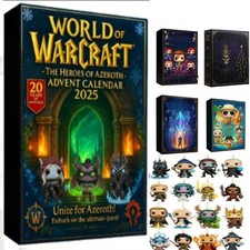 World of Warcraft Advent Calendar 2025 24 Day Christmas Countdown Calendar