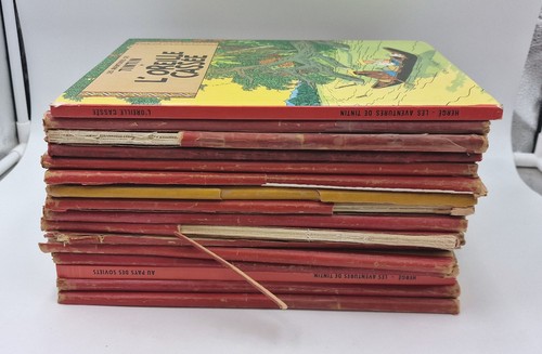 Lot tintin anciennes - tintin,