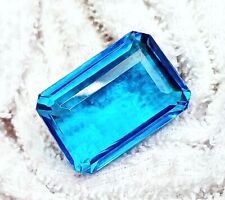 Paraiba Tourmaline Émeraude Coupe 52.10 CT Certifié Perdre Pierre Précieuse Avec