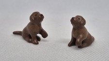 2 CHIOTS MARRONS PLAYMOBIL...
