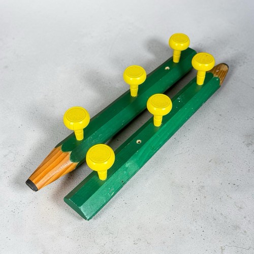 Porte manteau crayon bois - porte-manteau,