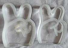 IKEA 2018 Collection limitée " PEACE " Sculpture par James Jarvis - Lot de 2