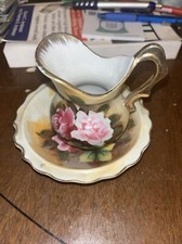 Enesco E2359 Mini wash bowl and pitcher set. Enesco Japan.