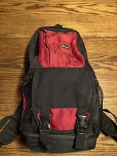 Lowepro Fastpack 100 Camera Travel Backpack padded bag w adjustable storage Red