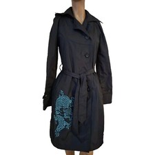 desigual ,manteau Trenchs  Noir Taille S/36 Femme En Excellent État 