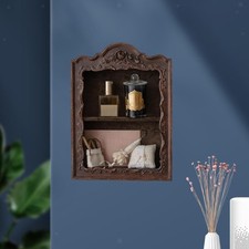 Armoire murale vintage en résine pour salle d'étude, salle de bain, ferme