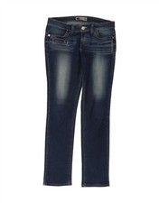 LEVI'S Womens Demi Curve Straight Jeans W31 L31 Blue DF29