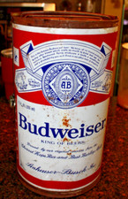 Vintage Big Can Do Budweiser Beer Can BBQ Barbeque Grill And Smoker Tailgate