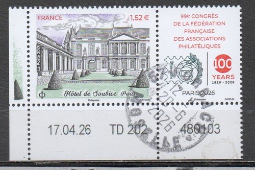 France 2026 timbre 99ème - france,