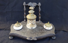 Superbe encrier 19ème régule